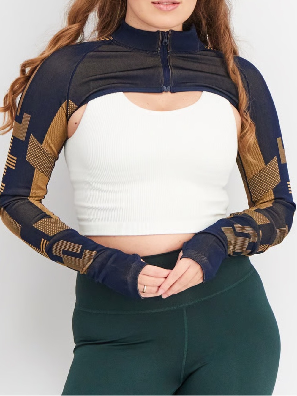 NWT Adidas x Karlie Kloss Long Sleeve Shrug, Size S